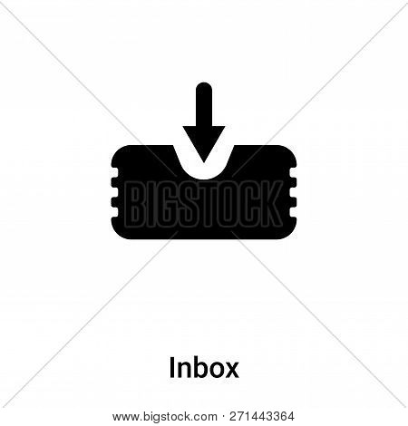 Inbox Icon In Trendy Design Style. Inbox Icon Isolated On White Background. Inbox Vector Icon Simple