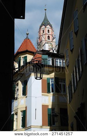 Meran, South Tyrol, Italy: The Tower Of St. Nicholas' Church