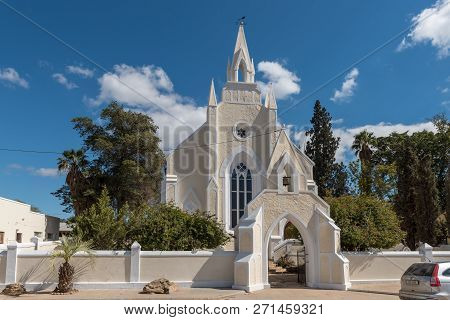 Clanwilliam, South Africa, August 22, 2018: The Historic First Dutch Reformed Church In Clanwilliam 