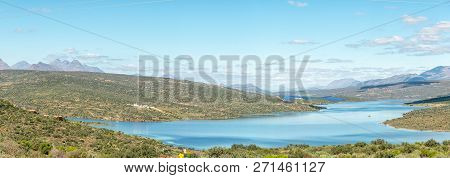 Clanwilliam, South Africa, August 22, 2018: A Panoramic Landscape Of The Clanwilliam Dam In The West