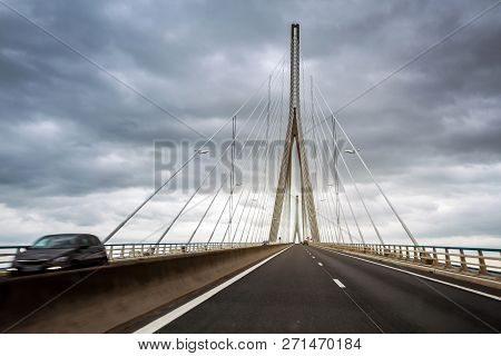 The Normandy Bridge In France