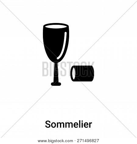 Sommelier Icon In Trendy Design Style. Sommelier Icon Isolated On White Background. Sommelier Vector