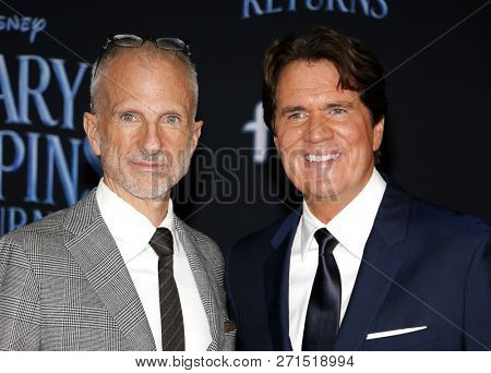 Rob Marshall and John DeLuca at the World premiere of Disney's 'Mary Poppins Returns' held at the Dolby Theatre in Hollywood, USA on November 29, 2018.