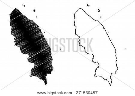 Terengganu (states And Federal Territories Of Malaysia, Federation Of Malaysia) Map Vector Illustrat