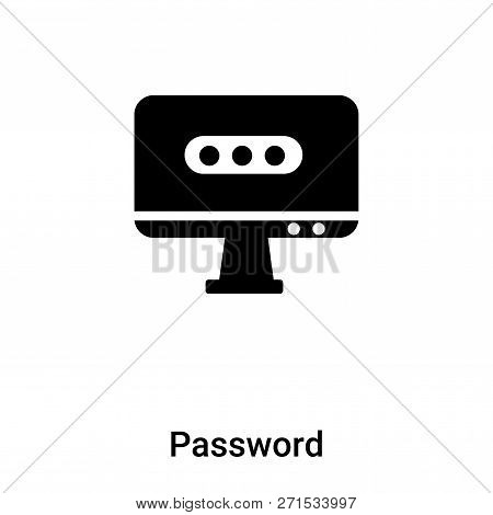 Password Icon In Trendy Design Style. Password Icon Isolated On White Background. Password Vector Ic