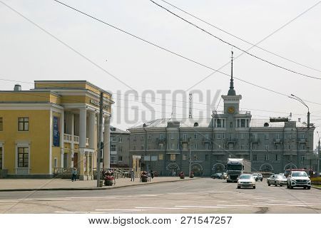 Barnaul, Russia, 07.19.2018 Old Town In Russian Siberia. Editorial.