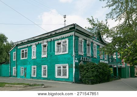 Barnaul, Russia, 07.19.2018 Old Town In Russian Siberia. Editorial.