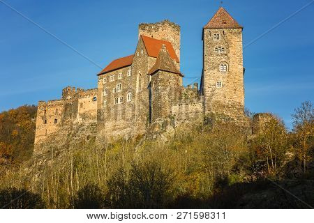Hardegg Castle In Lower Austria In Autumn