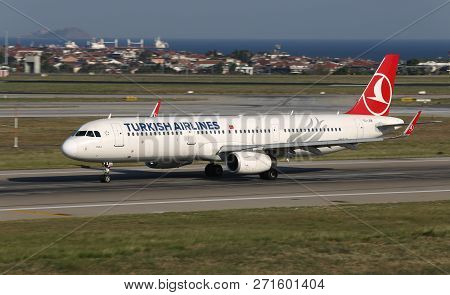 Airplane Takeoff From Airport