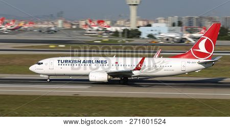 Airplane Takeoff From Airport