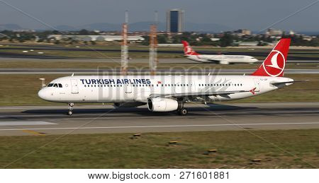 Airplane Takeoff From Airport