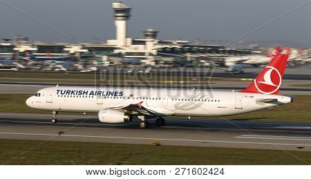 Airplane Takeoff From Airport