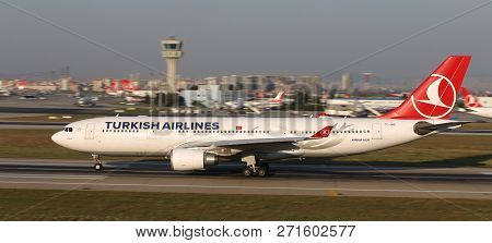 Airplane Takeoff From Airport