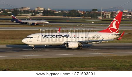 Airplane Takeoff From Airport