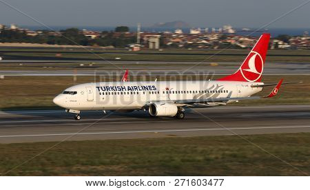 Airplane Takeoff From Airport