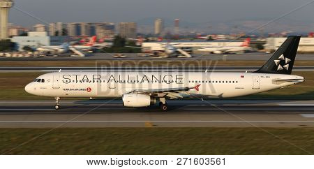 Airplane Takeoff From Airport