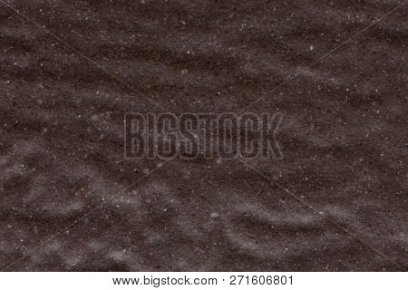 Remarkable Brown Synthetic Rock Texture On Macro.