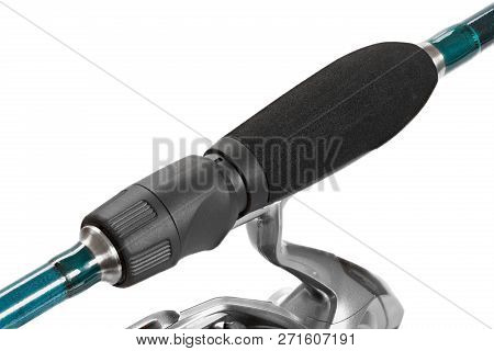 Fishing Rod For Fishing Isolated On White Background.