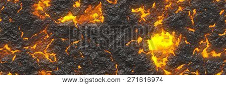 Destroy Molten- Nature Pattern. Abstract Lava Textured