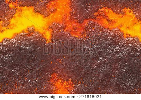 Destroy Molten- Nature Pattern. Abstract Lava Textured