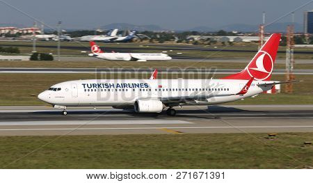 Airplane Takeoff From Airport