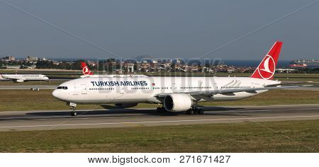 Airplane Takeoff From Airport
