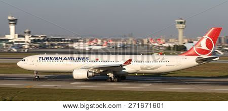 Airplane Takeoff From Airport