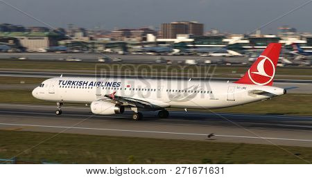 Airplane Takeoff From Airport