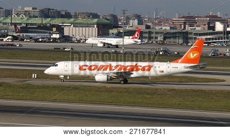 Airplane Takeoff From Airport