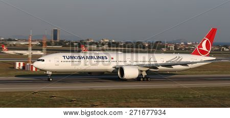 Airplane Takeoff From Airport