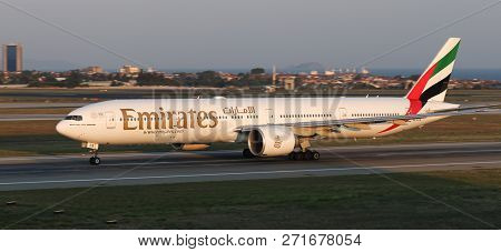 Airplane Takeoff From Airport