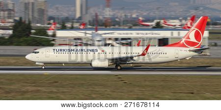 Airplane Takeoff From Airport