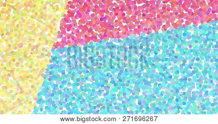 Abstract Pastel Pointillistic And Geometric Background Pattern
