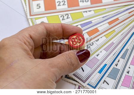 Bingo Cards (tombola / Lotto) And With Numbers Isolated