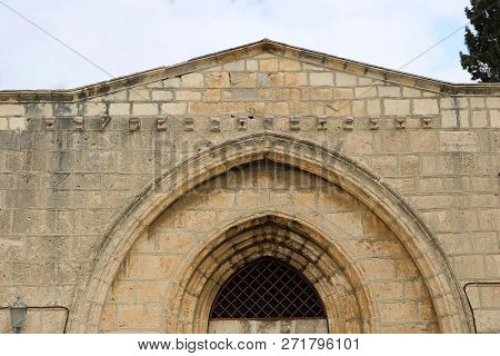 Top View Of Church Of The Sepulchre Of Saint Mary, Also Tomb Of The Saint Mary, A Christian Tomb In 