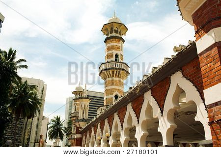 Jamek moské i Kuala Lumpur, Malaysia