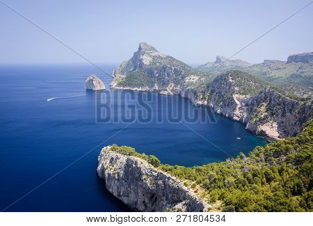 Mallorca, Spain. View Of Cape Formentor (cap De Formentor)