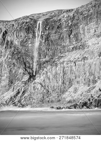 Stunning View Of The Waterfall Of Talisker  On The Isle Of Skye In Scotland