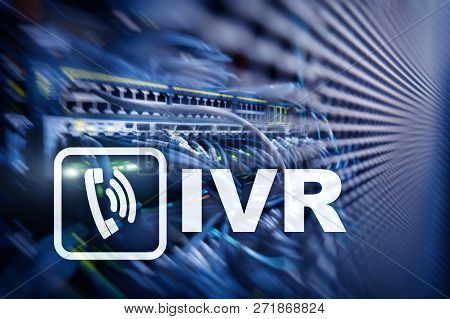 Ivr Interactive Voice Response Communication Concept. S