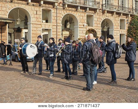 Banda Del Roero Marching Band In Turin