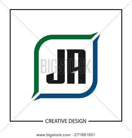 Initial Letter Ja Logo Template Vector Design