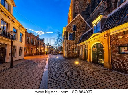 Groningen, Netherlands, 27 December, 2016: Rectory Of Church In Historic Part Of Groningen City At T