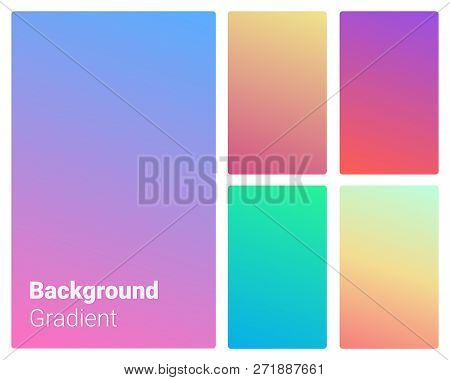 Vibrant And Smooth Gradient Soft Colors For Devices, Pc's And Modern Backgrounds