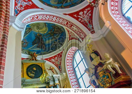 Interior Of Cathedral In Poznan, Poland