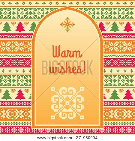 Warm Wishes Christmas Background