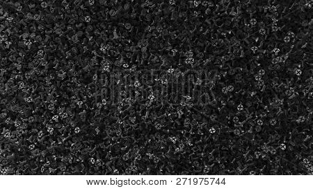 render of 3d screws abstract background