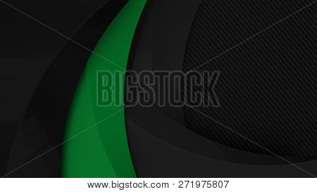 3D Render of Colour accent corporate presentation background