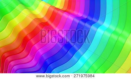 Render of 3D Geometric Abstract Background