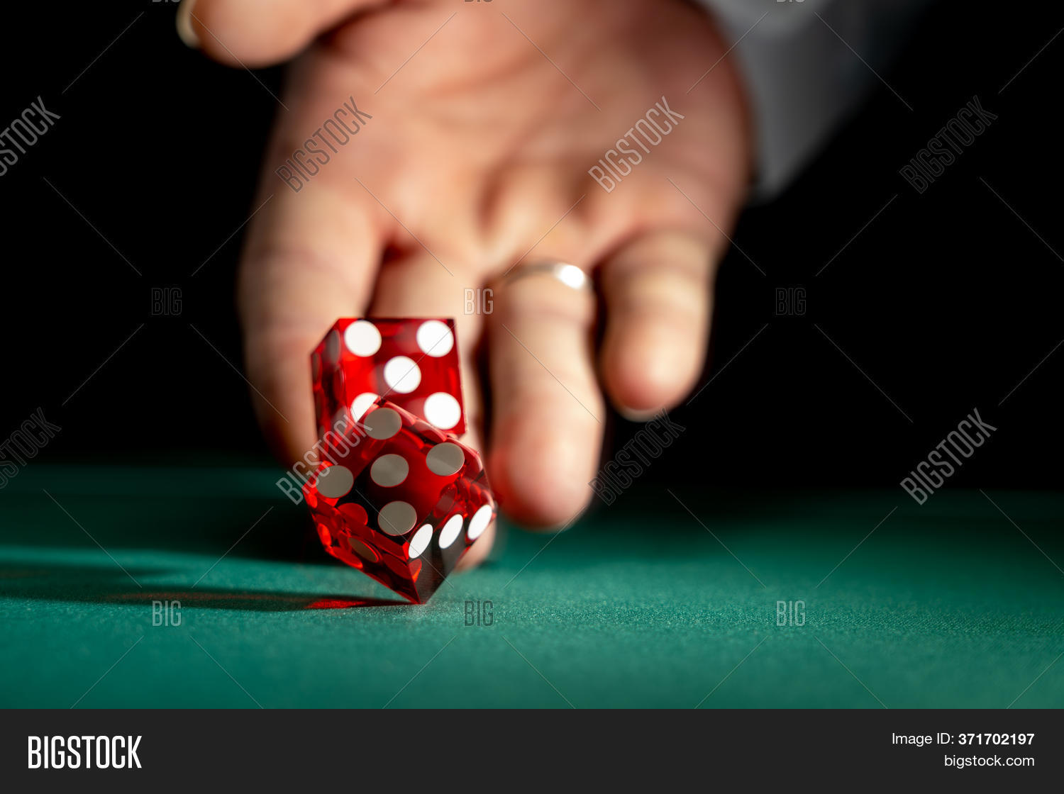 Man Gambling Craps Image & Photo (Free Trial) Bigstock