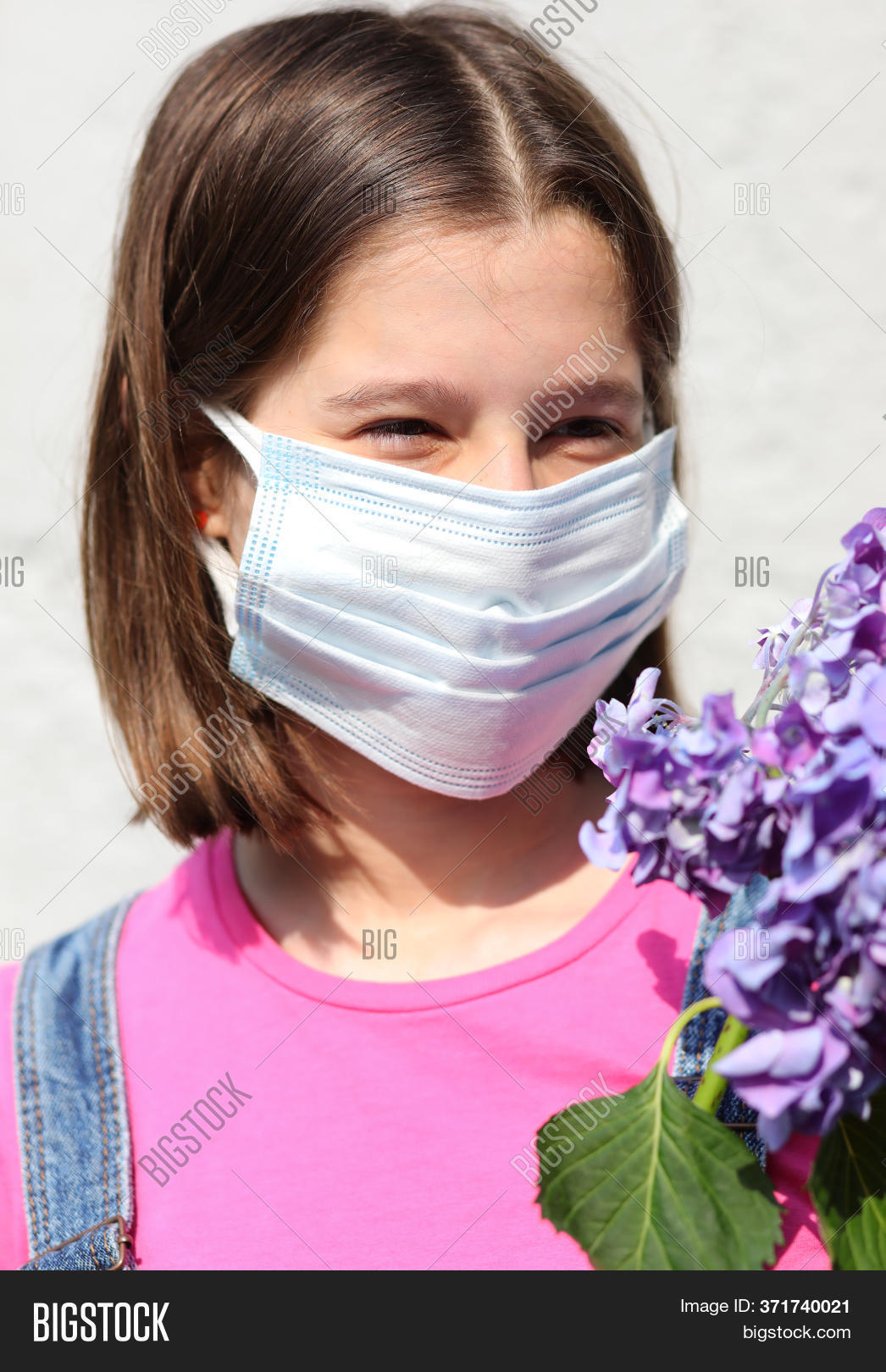 Little Girl Mask Image & Photo (Free Trial) Bigstock